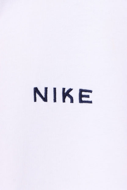NIKE Spell Out Swoosh Logo 1/2 Zip Sweatshirt (XL)