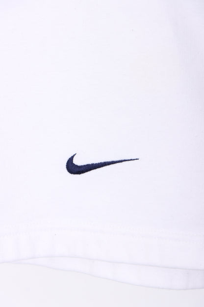 NIKE Spell Out Swoosh Logo 1/2 Zip Sweatshirt (XL)
