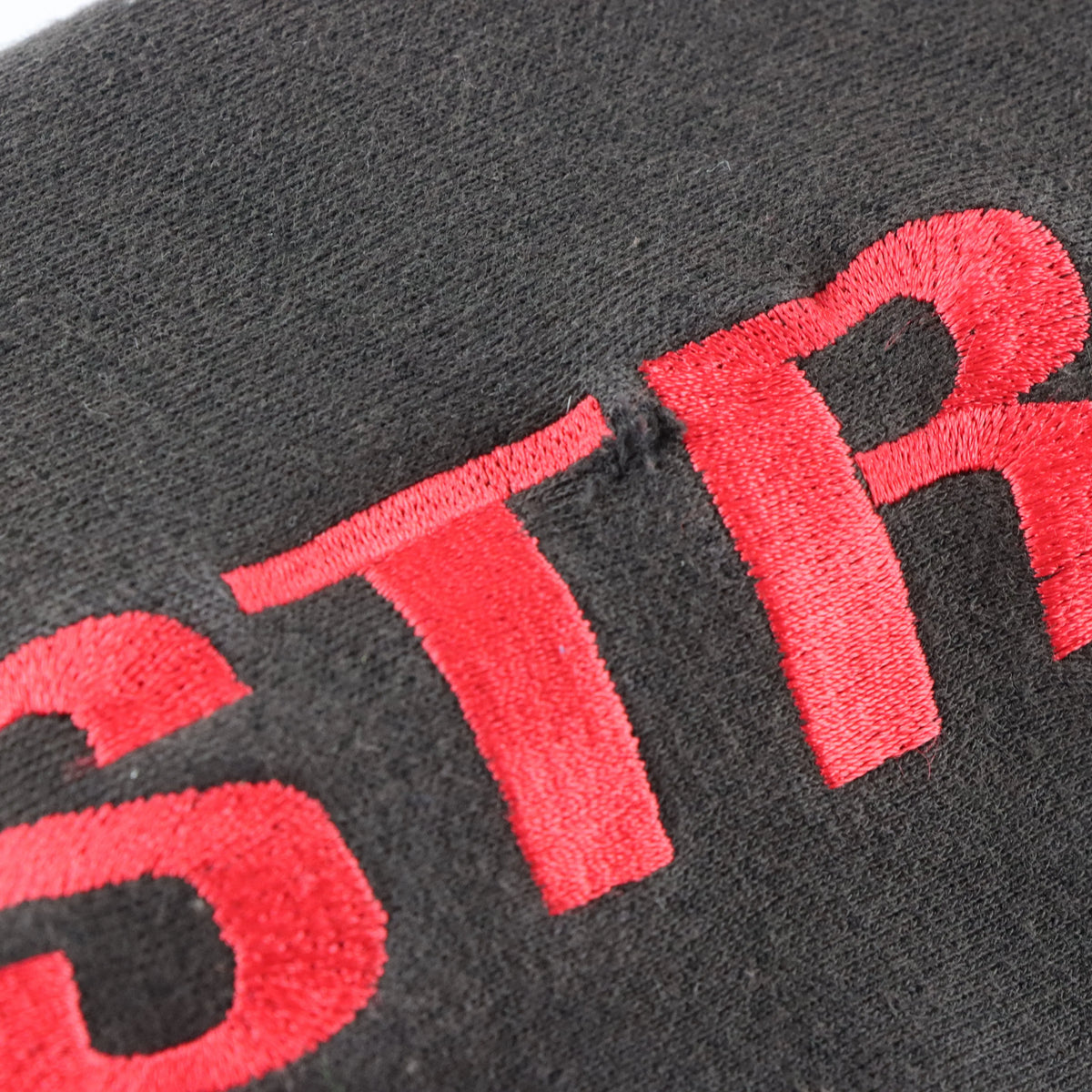 Vintage TAPOUT Moto Embroidered "Ride Strong" Black & Red Hoodie Sweatshirt (L) ***COCO Vintage Sole Melbourne