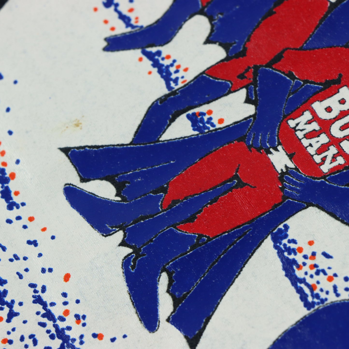 Vintage BUDWEISER 'Want To Drink Your Bud' Pun USA Made 50/50 Black Tee (XL)