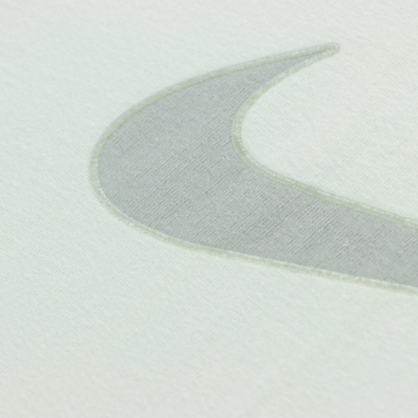 NIKE Large Centre Swoosh Logo Vintage White & Grey Tee (L-XL)