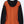 HARLEY DAVIDSON Black & Orange Colour Block Hoodie (L)