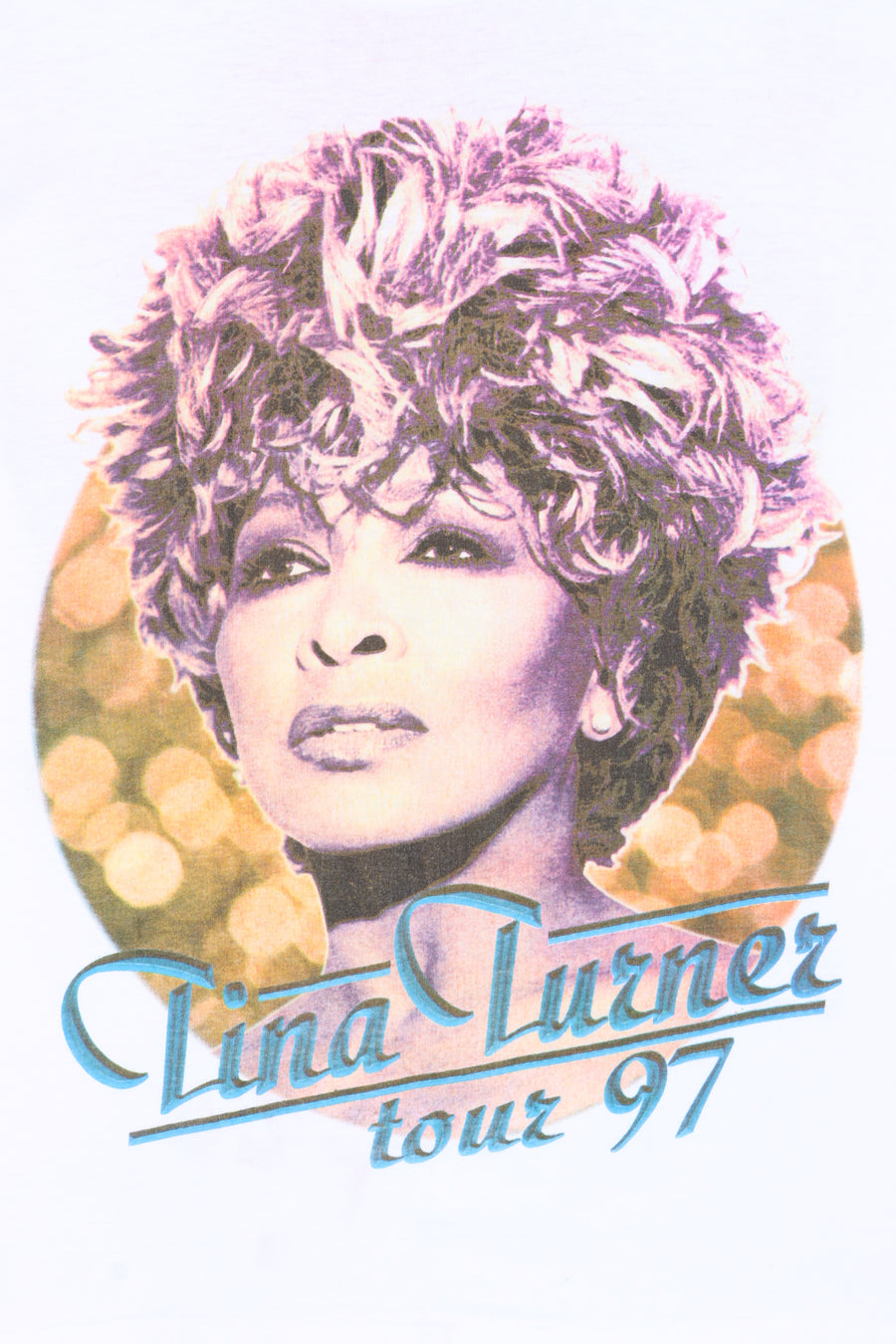 Tina Turner x Cyndi Lauper 1997 Tour Front Back T-Shirt USA Made (XL)