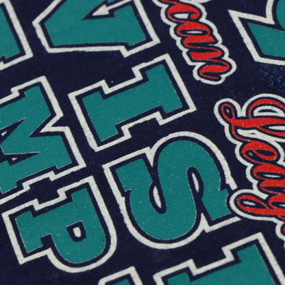 1995 SEATLE MARINERS Division Champions USA Made MLB Navy Baseball Tee (XL)