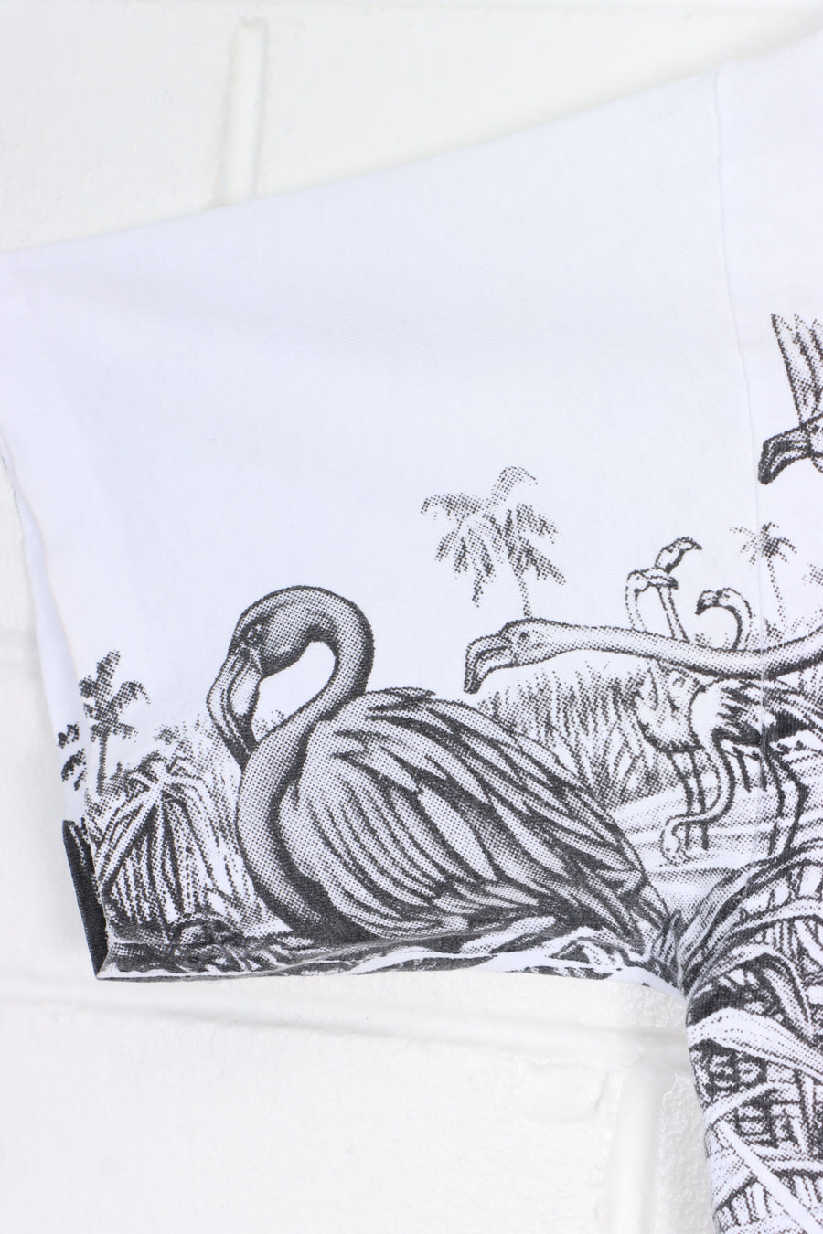 Florida 90s Alligator Swamp All Over Single Stitch T-Shirt USA Made (M-L)