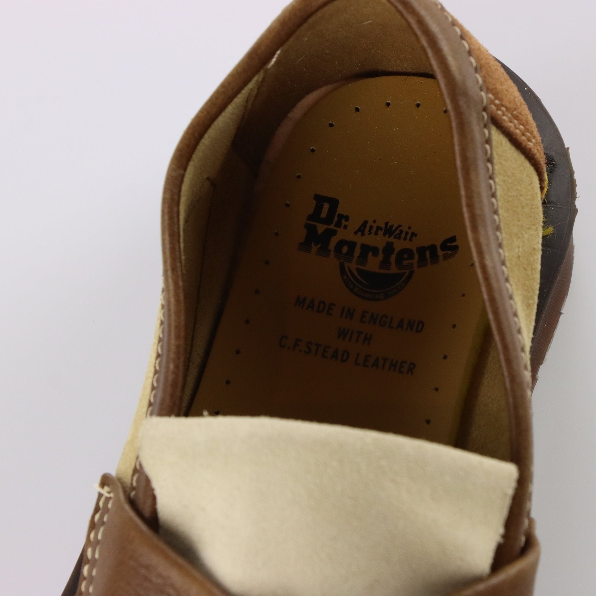 Vintage DR MARTENS Adrian Made In England Suede Tassle Loafers 'Dark Brown' Shoes *Aubs Vintage Sole Melbourne