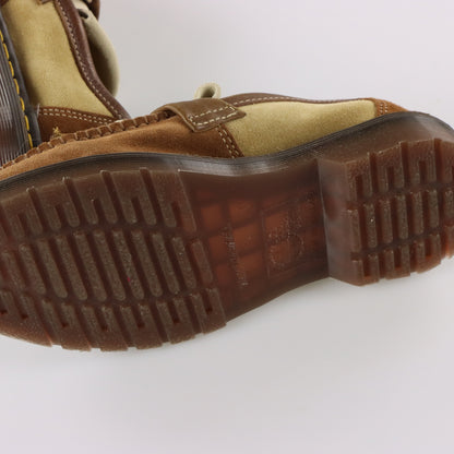 Vintage DR MARTENS Adrian Made In England Suede Tassle Loafers 'Dark Brown' Shoes *Aubs Vintage Sole Melbourne