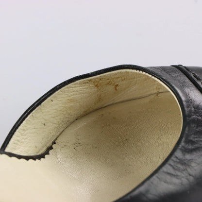 Vintage PRADA Italy Made Buckle Pointed Toe Black Heels (39) *Aubs Vintage Sole Melbourne