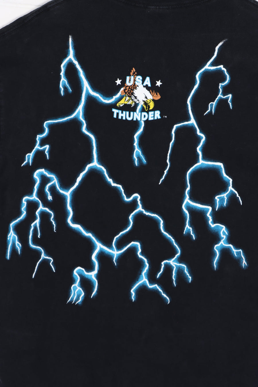 USA THUNDER "Free Spirit" Wolves Front Back T-Shirt (L)