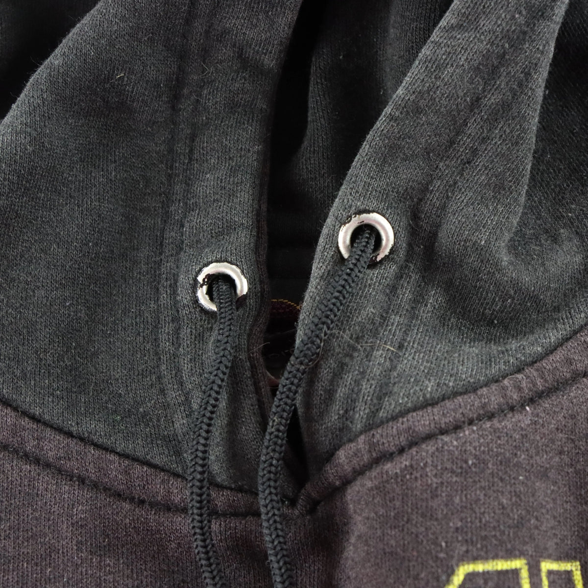 Vintage IRON MAIDEN Double Sided Faded Black Band Tour Hoodie Sweatshirt (M-L) ***COCO Vintage Sole Melbourne