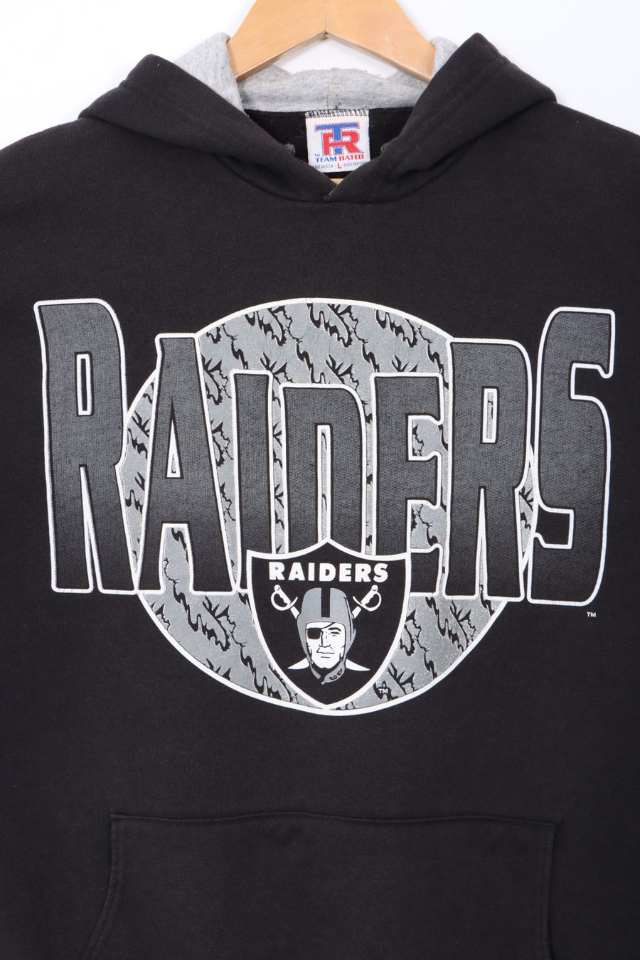 NFL Las Vegas Raiders Big Logo Hoodie USA Made (L)