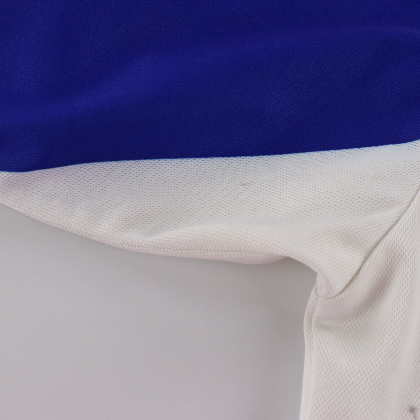 NIKE Blue & White Stripe Embroidered Swoosh Sports Jersey (XXL) ***COCO Vintage Sole Melbourne