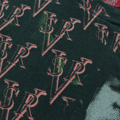 Vintage 1992 Embroidered Stevie Ray Vaughan All Over Print T-Shirt USA Made (XL-XXL)