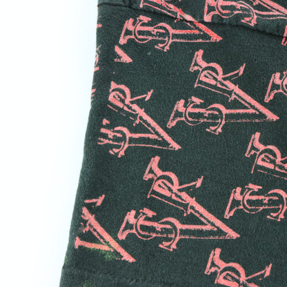 Vintage 1992 Embroidered Stevie Ray Vaughan All Over Print T-Shirt USA Made (XL-XXL)