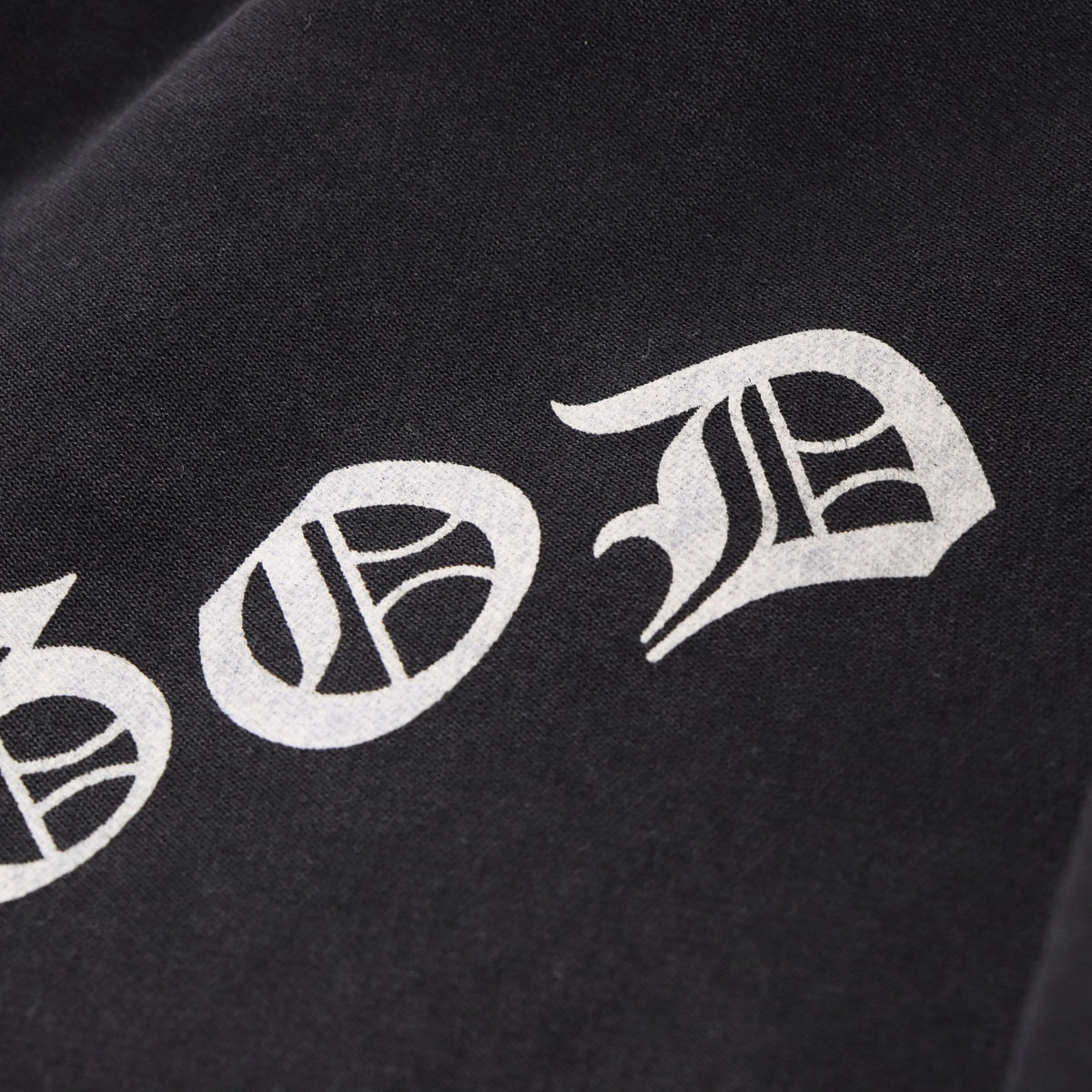 Vintage SAINT MICHAEL "Fear Of God" Crucifixion Black Hoodie Sweatshirt (L-XL) ***COCO Vintage Sole Melbourne