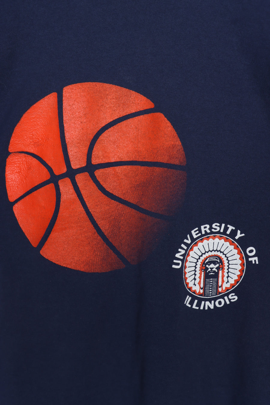 University of Illinois College Basketball USA Made 50/50 Tee (XXXL)