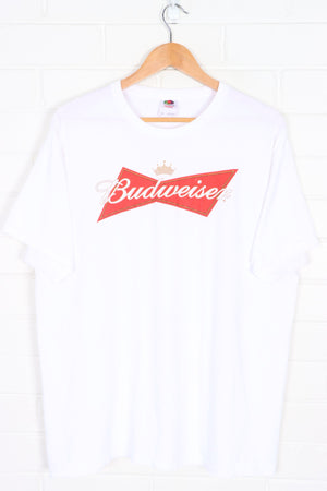 BUDWEISER Beer Big Logo T-Shirt (XL)