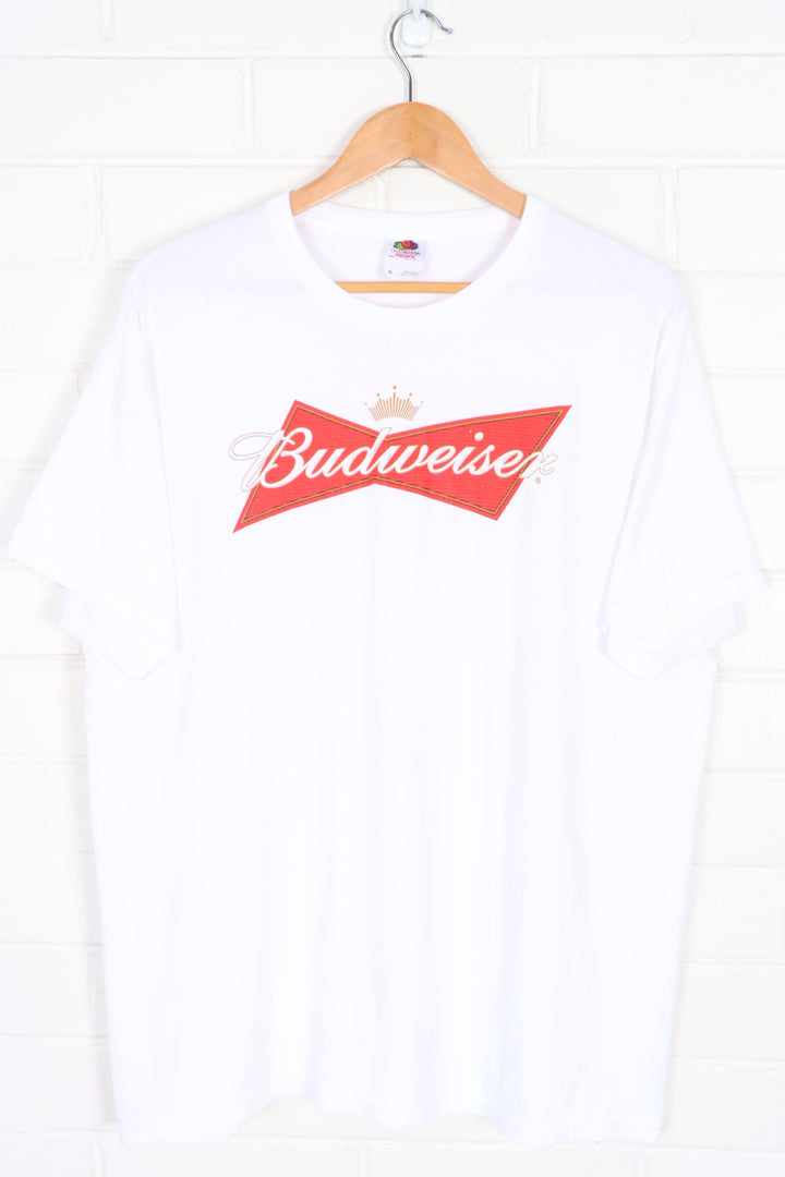 BUDWEISER Beer Big Logo T-Shirt (XL)