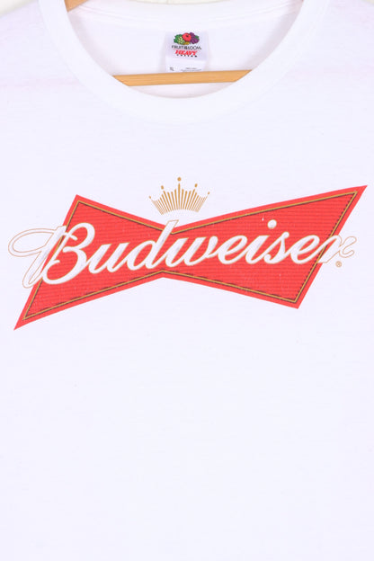 BUDWEISER Beer Big Centre Logo T-Shirt (XL)