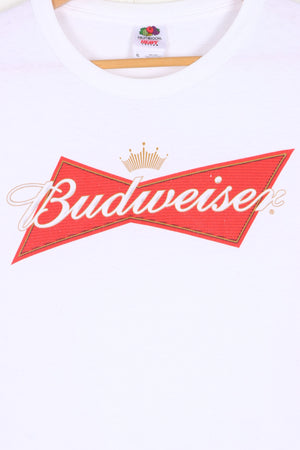 BUDWEISER Beer Big Centre Logo T-Shirt (XL)