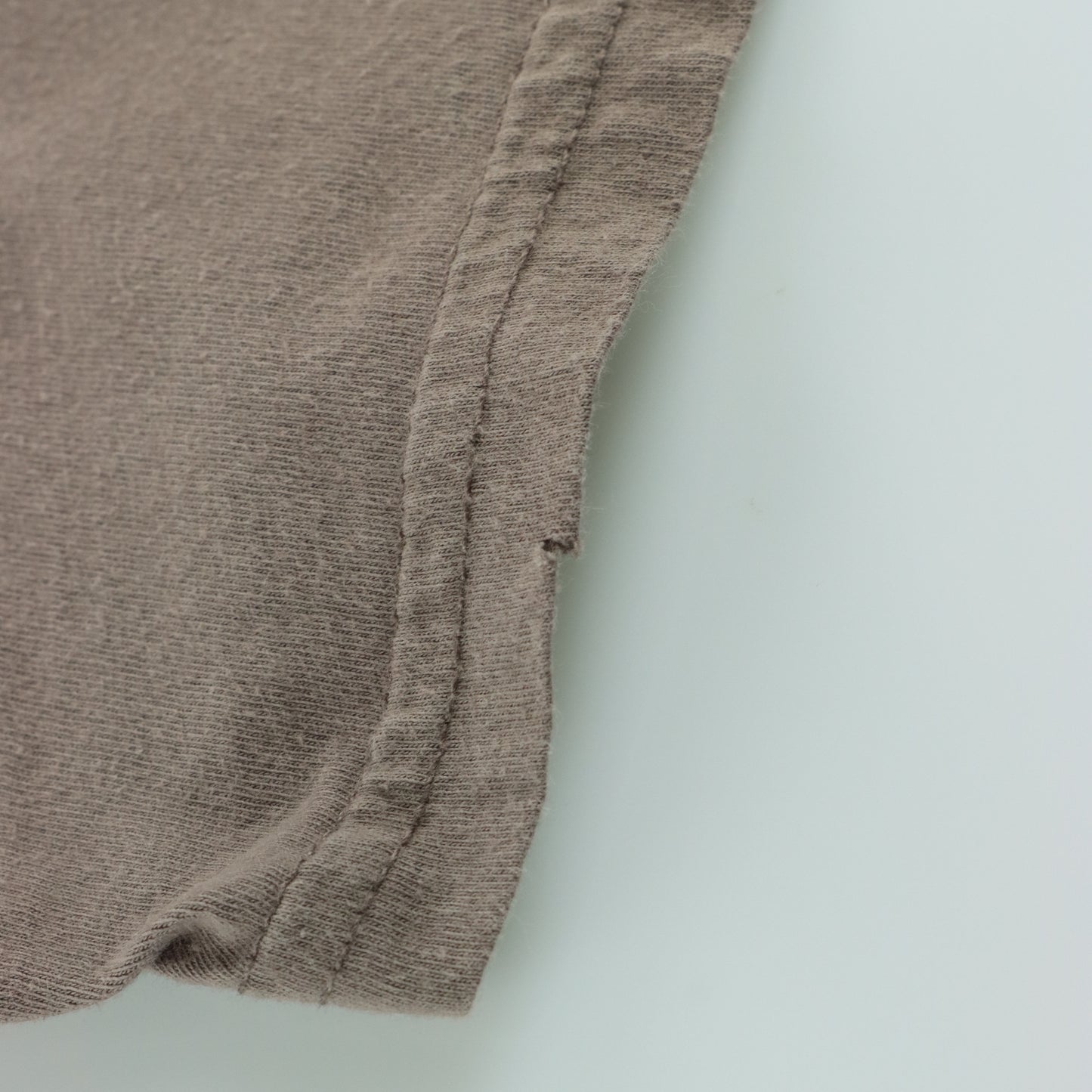 RESURGE Light Blue & Brown Y2K Style USA Made TShirt (M)