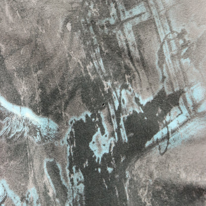 RESURGE Light Blue & Brown Y2K Style USA Made TShirt (M)