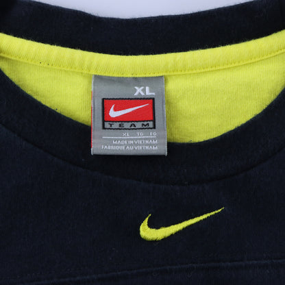 NIKE Team Oregon Ducks Embroidered Logo Patch & Centre Swoosh Tee (XL)