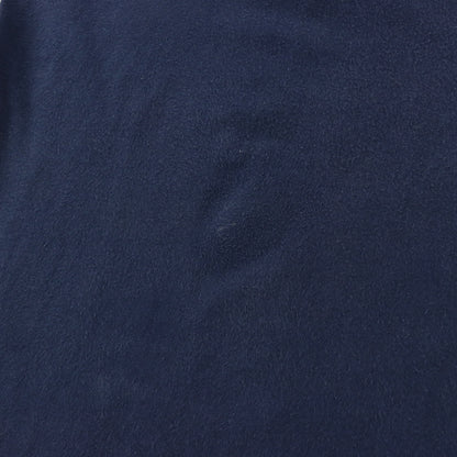 NIKE Navy & White Regular Fit Embroidered Swoosh Logo TShirt (XXL)