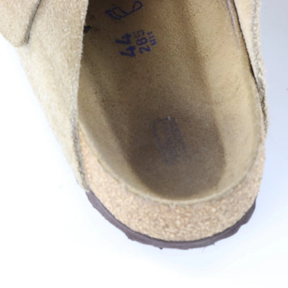 Vintage DR MARTENS Boston Suede Buckle Taupe & Rose Gold Clog Slipper Shoes (44) *Aubs Vintage Sole Melbourne