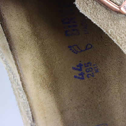 Vintage DR MARTENS Boston Suede Buckle Taupe & Rose Gold Clog Slipper Shoes (44) *Aubs Vintage Sole Melbourne
