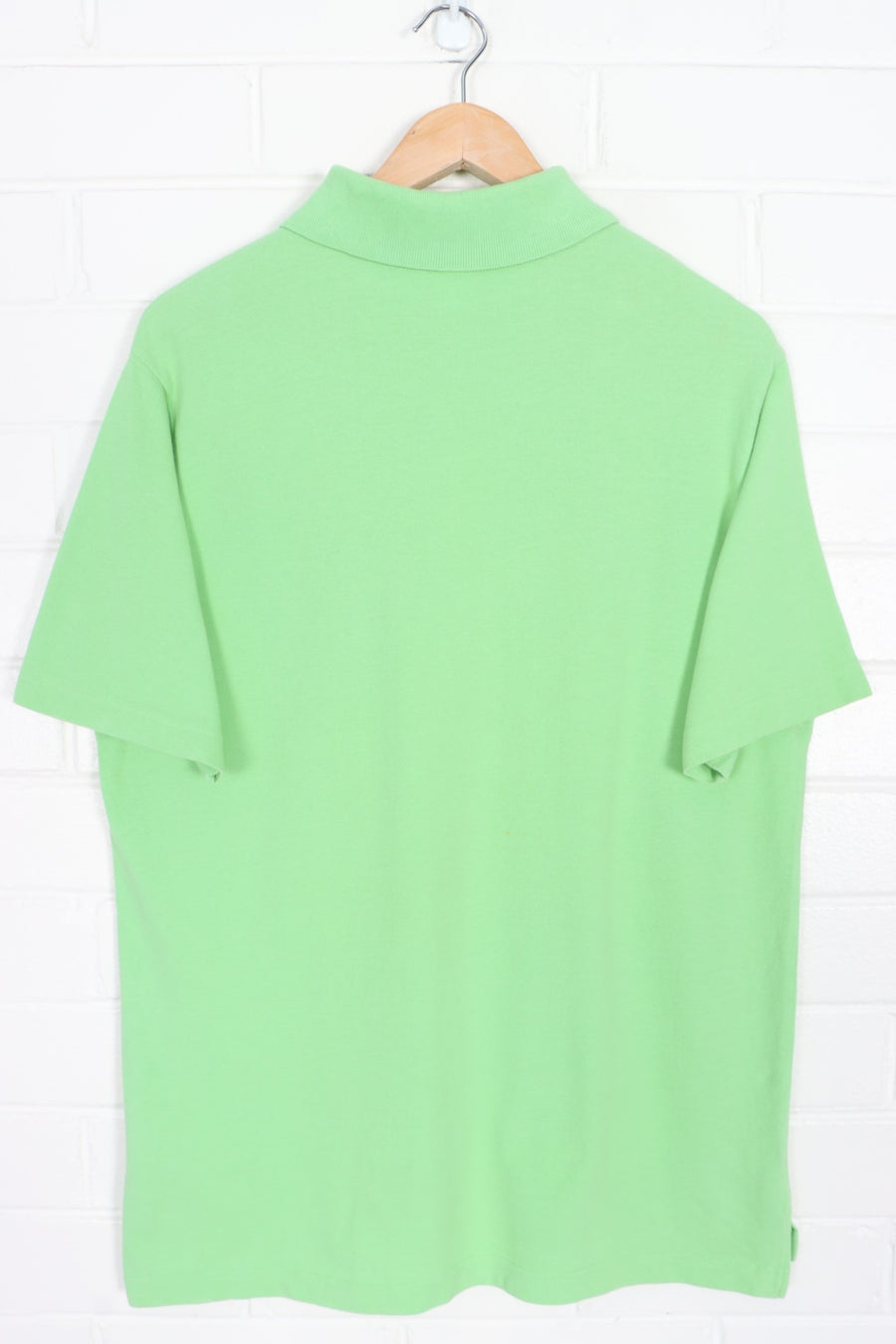 LACOSTE Lime Green Classic Polo Shirt Italy Made (M-L)