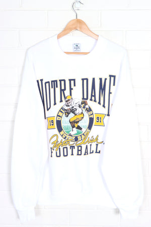 Notre Dame 1991 Fighting Irish Football Sweatshirt USA Made (XL)
