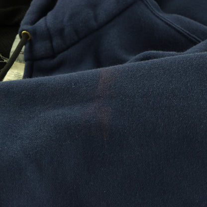 CARHARTT PEPSI Embroidered Thermal Lined Navy Zip-Up Hooded Sweatshirt J149 (M)