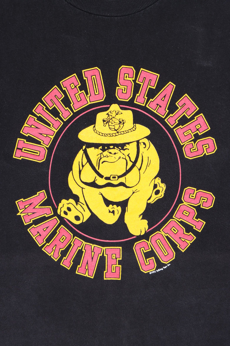 Vintage 1992 United States Marine Corps Bulldog T-Shirt (XXL)