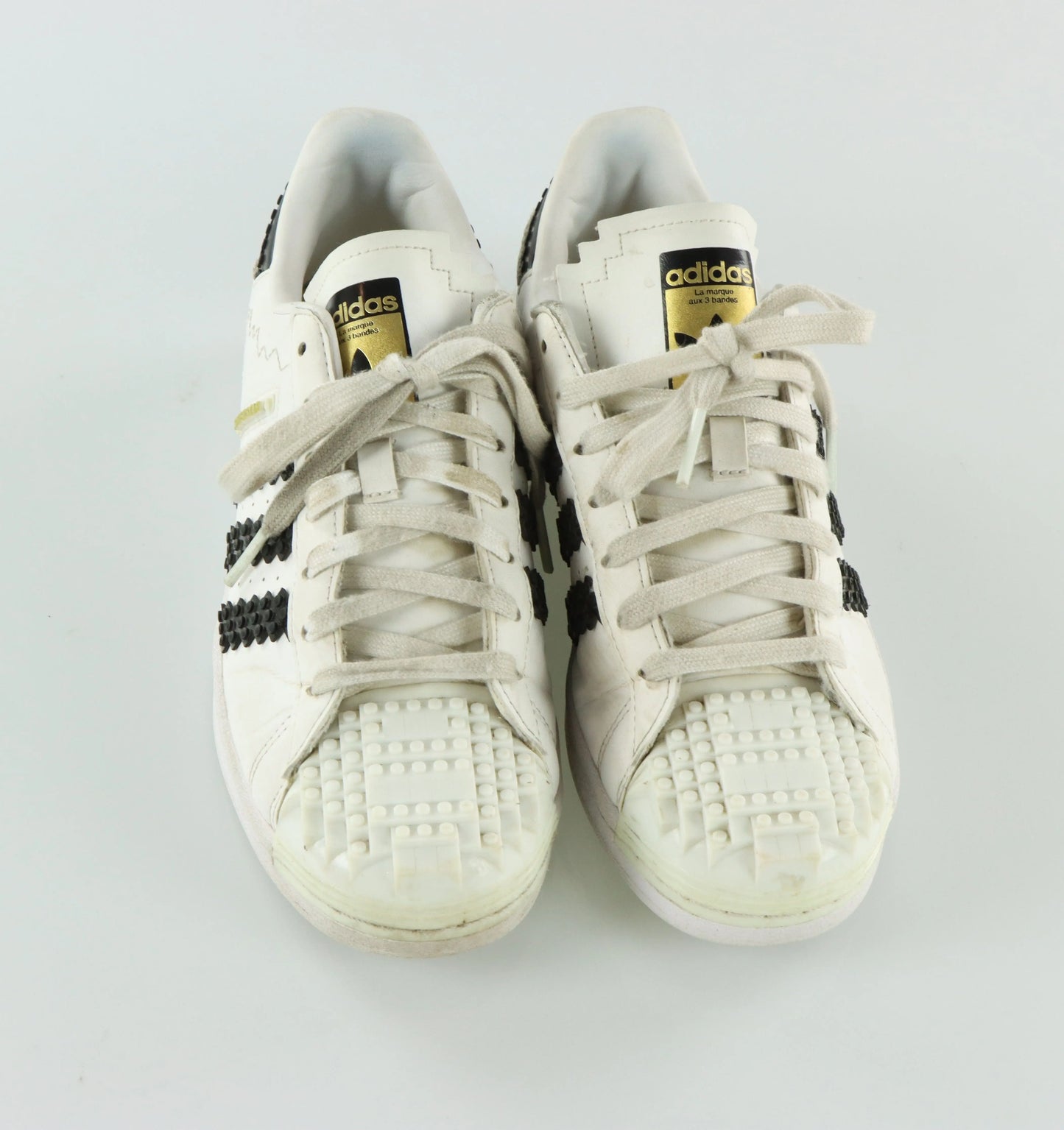 ADIDAS X LEGO Superstar Black & White Sneaker (42) *ruby Vintage Sole Melbourne