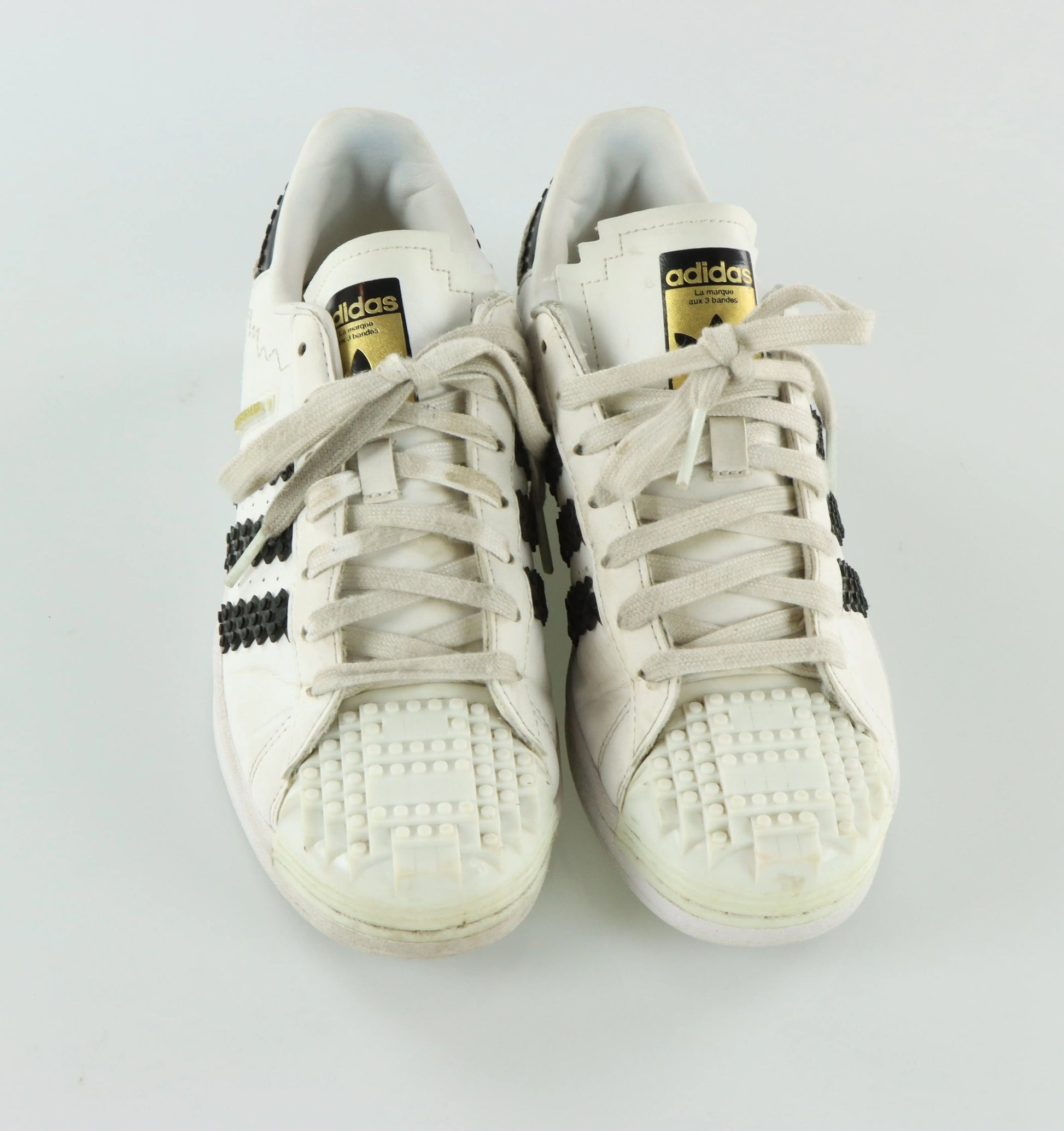 ADIDAS X LEGO Superstar Black & White Sneaker (42) *ruby Vintage Sole Melbourne