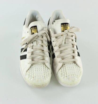 ADIDAS X LEGO Superstar Black & White Sneaker (42) *ruby Vintage Sole Melbourne