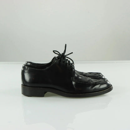 GUCCI Black Leather Oxford Derby Lace Up Dress Shoes (8.5) *ruby Vintage Sole Melbourne