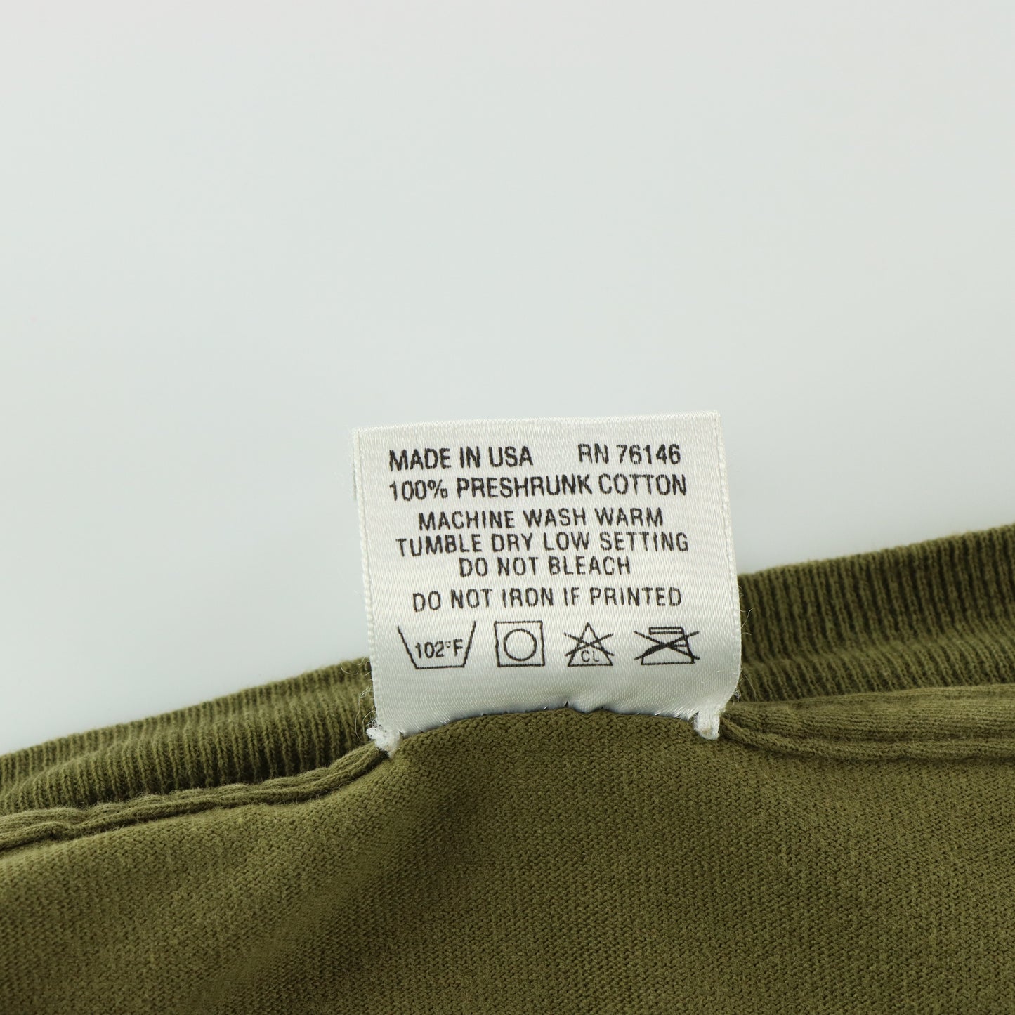 RUSTY Surfwear USA Made Single Stitch Light Brown T-Shirt (XL-XXL)