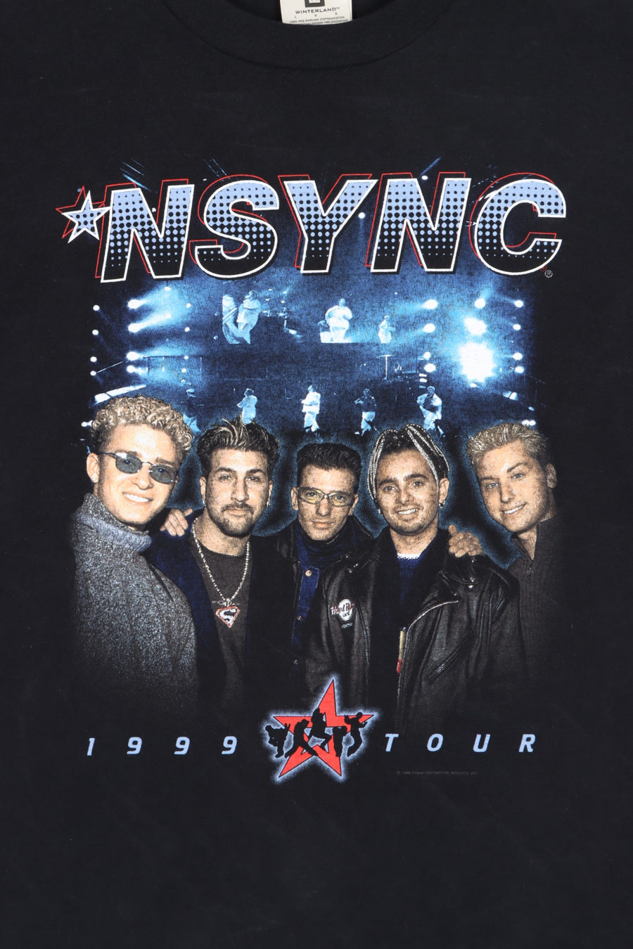 NSYNC 1999 Tour Front Back WINTERLAND T-Shirt (L)