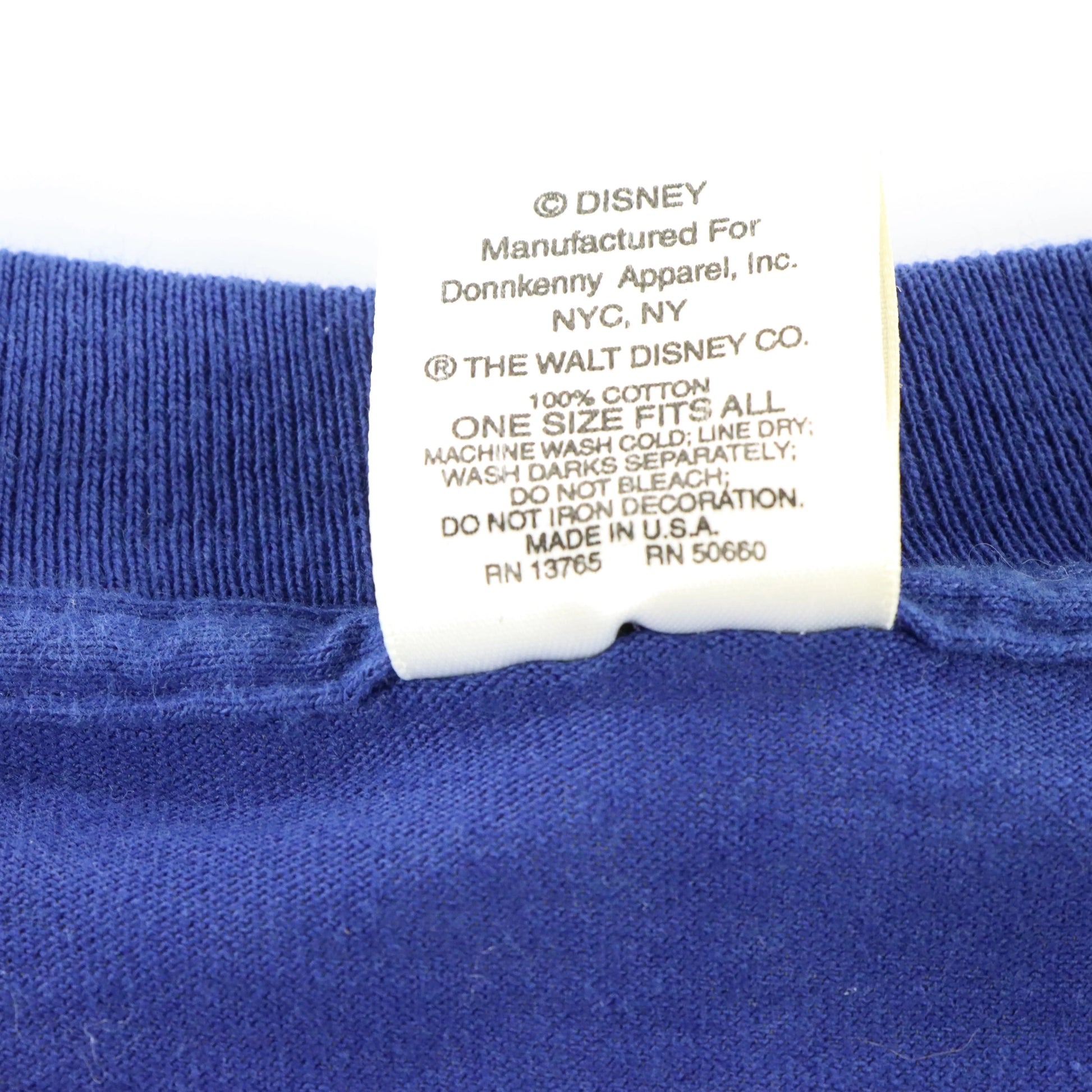 Vintage Golfing DISNEY Mickey Mouse USA Made Blue Single Stitch Tee (XL) ***COCO Vintage Sole Melbourne