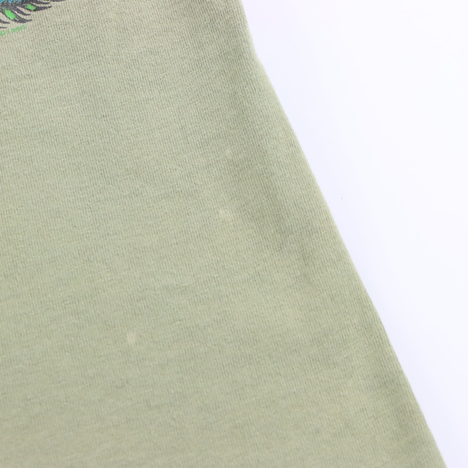 Vintage 90s GOTCHA Single Stitch USA Made Sage Green Surfer Tee (M) Vintage Sole Melbourne