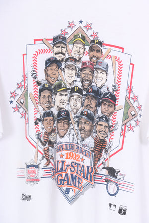 SALEM 1992 Vintage San Diego Padres MLB Baseball Team Tee (XL)