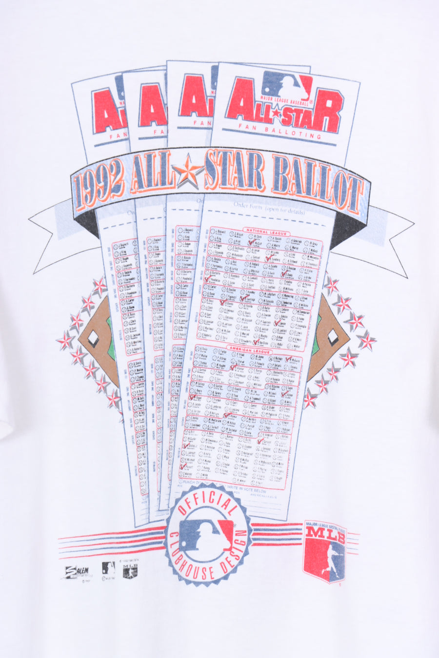 SALEM 1992 Vintage San Diego Padres MLB Baseball Team Tee (XL)