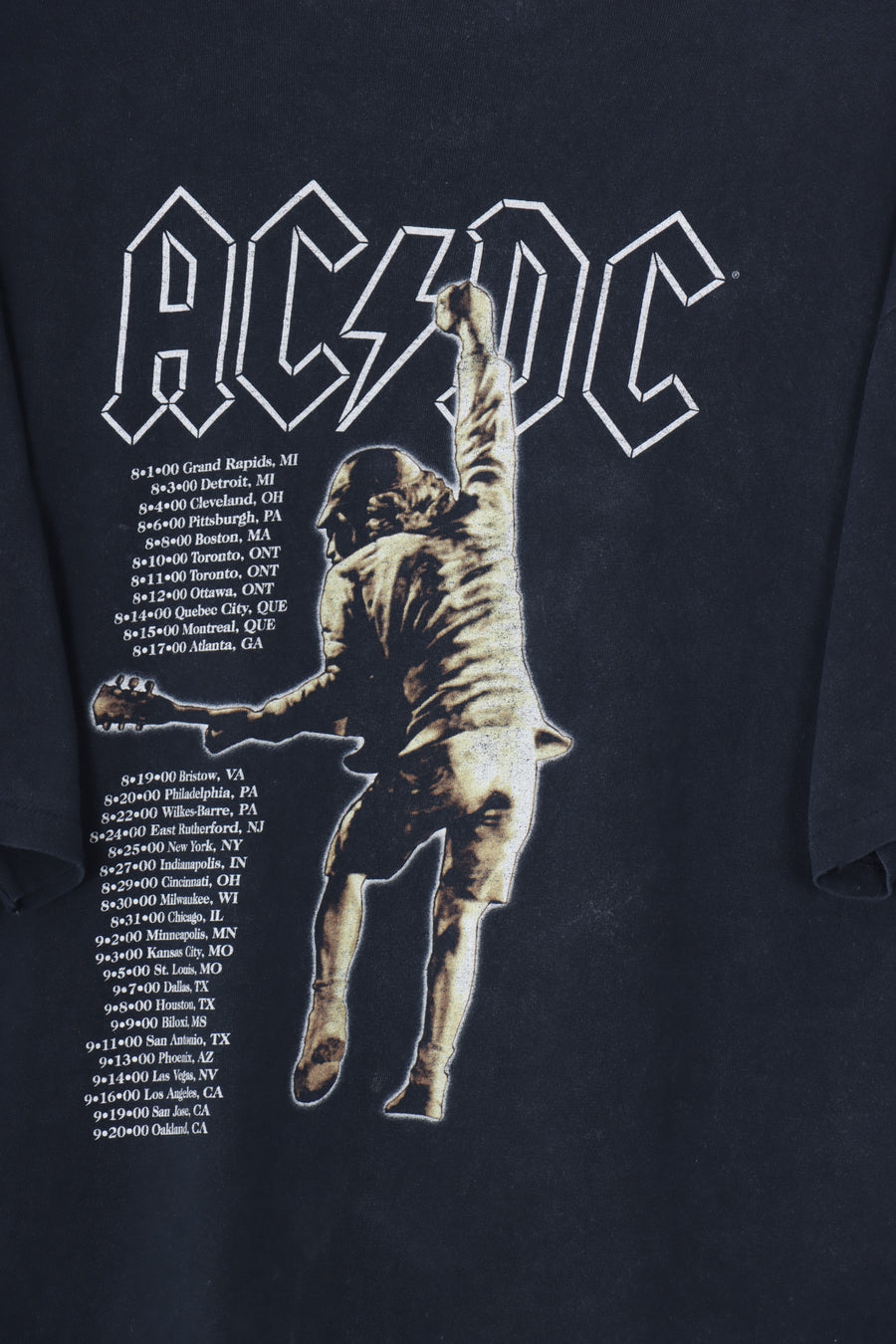 ACDC Stiff Upper Lip USA Tour Dates Band Tee (XL)