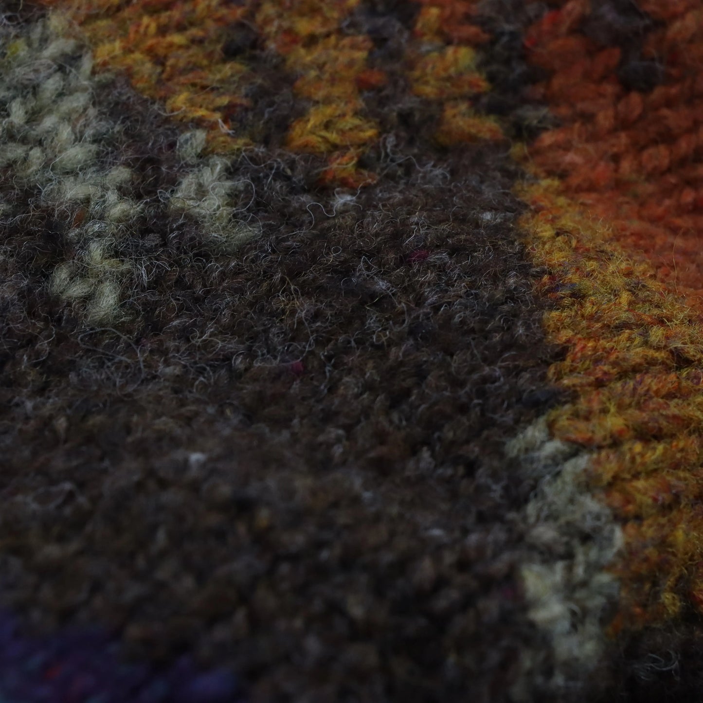 Vintage LAUREN By RALPH LAUREN Aztec Hand Knit Wool Brown Multicolour Sweater (L) Vintage Sole Melbourne