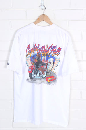 HARD ROCK CAFE  'Capital of Rock n Roll' Gorilla City Graphic Tee (XL)