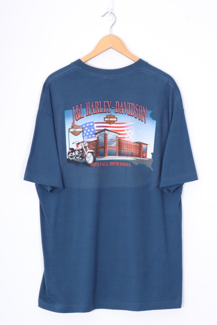 HARLEY DAVIDSON STURGIS Engine Flames Tee (L)