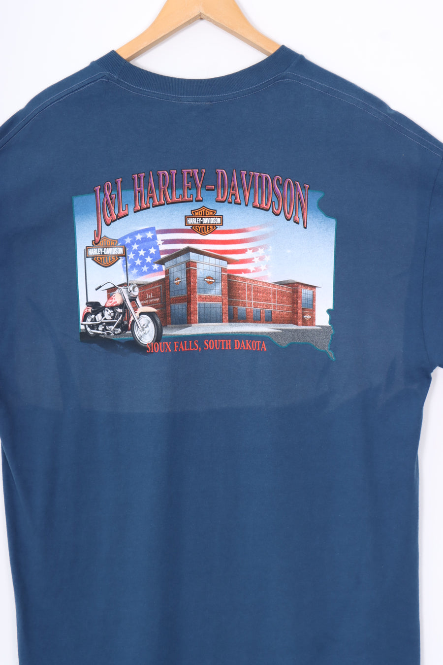 HARLEY DAVIDSON STURGIS Engine Flames Tee (L)