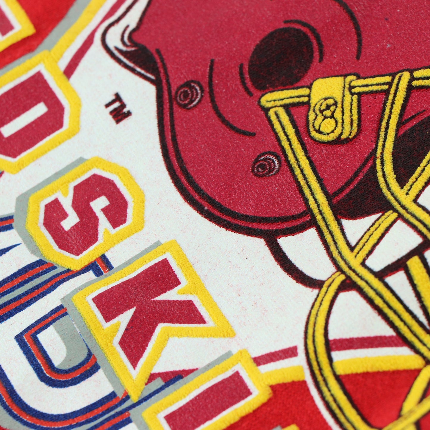 1990 SUPERBOWL Redskins USA Made NFL Red T-Shirt (S)